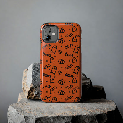 Ghosts & Pumpkins Halloween Tough Phone Cases