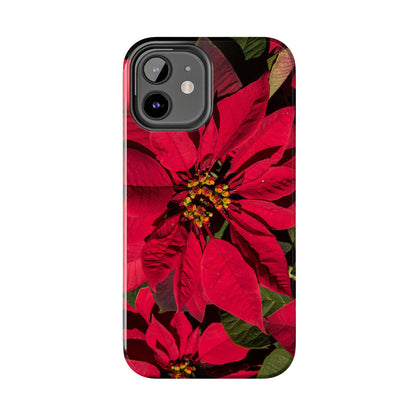 Christmas Poinsettia Tough Phone Cases