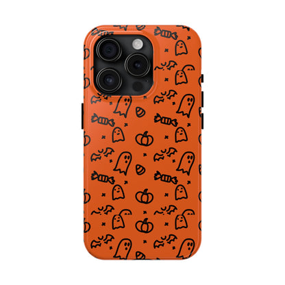 Ghosts & Pumpkins Halloween Tough Phone Cases