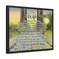 To My Wife "Meeting you was..." Framed Canvas (Bluebonnet Bridge Sunrise)