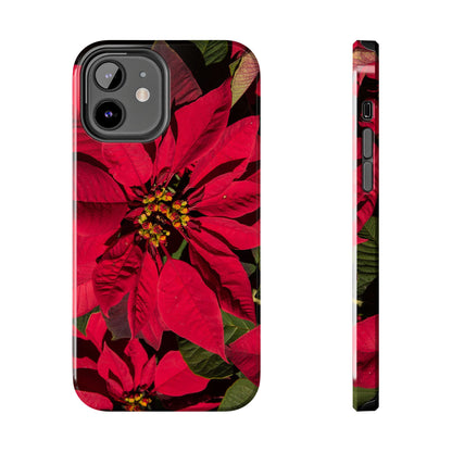 Christmas Poinsettia Tough Phone Cases