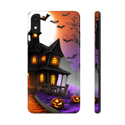 Haunted House Halloween Tough Phone Cases