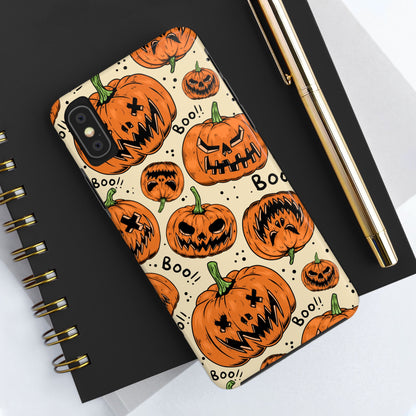 Halloween Jack-o-lanterns Pumpkins Tough Phone Cases