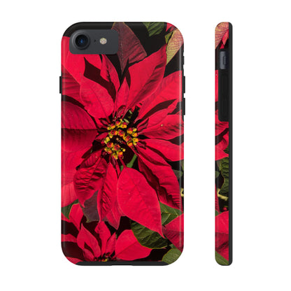 Christmas Poinsettia Tough Phone Cases