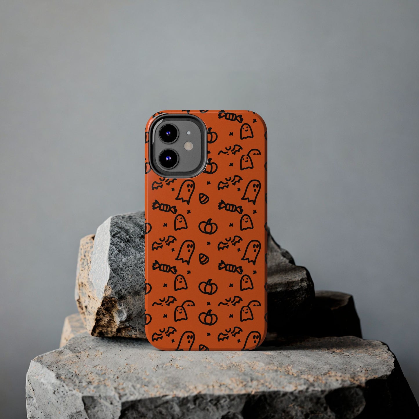 Ghosts & Pumpkins Halloween Tough Phone Cases