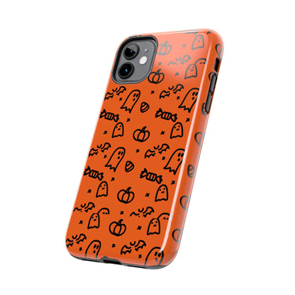 Ghosts & Pumpkins Halloween Tough Phone Cases