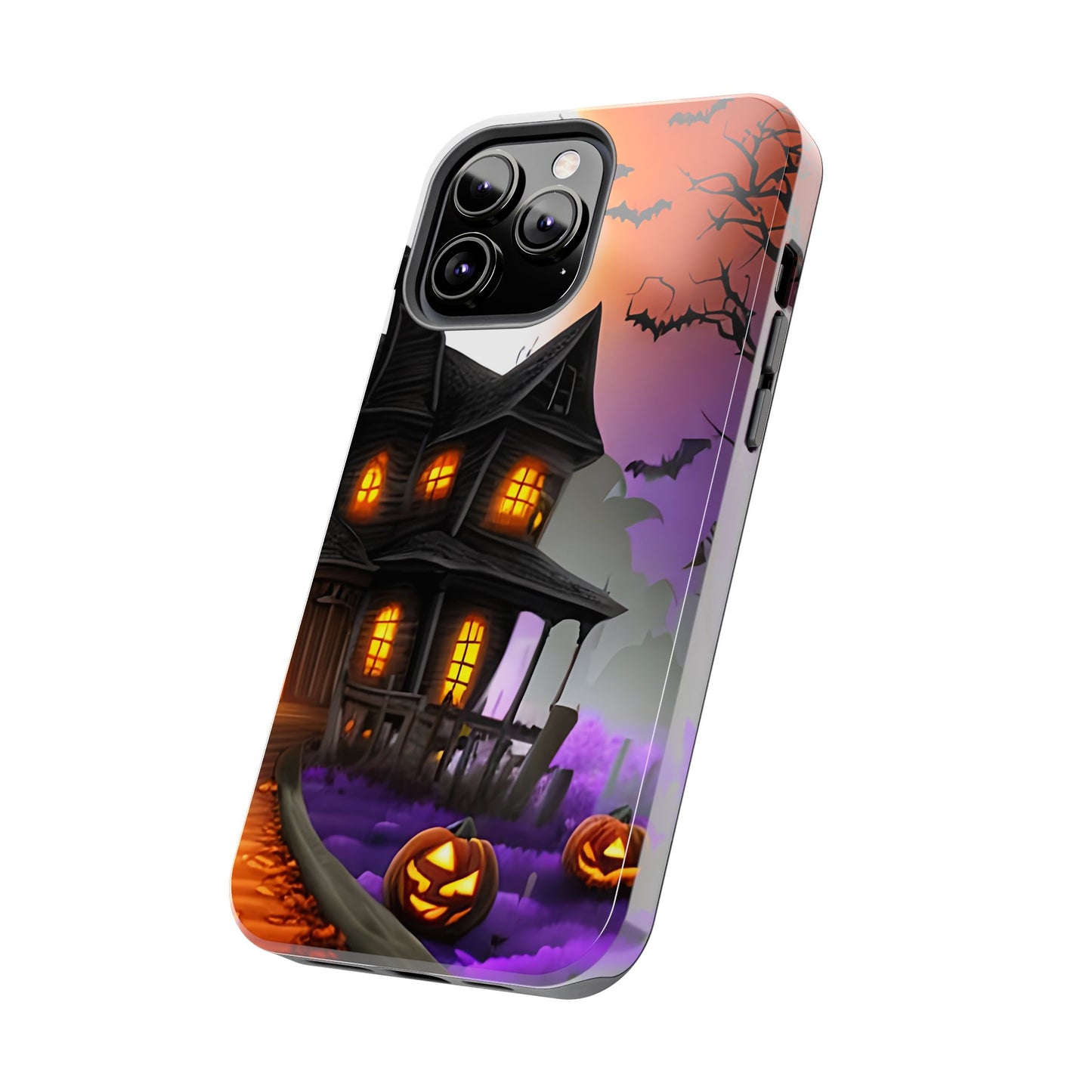 Haunted House Halloween Tough Phone Cases