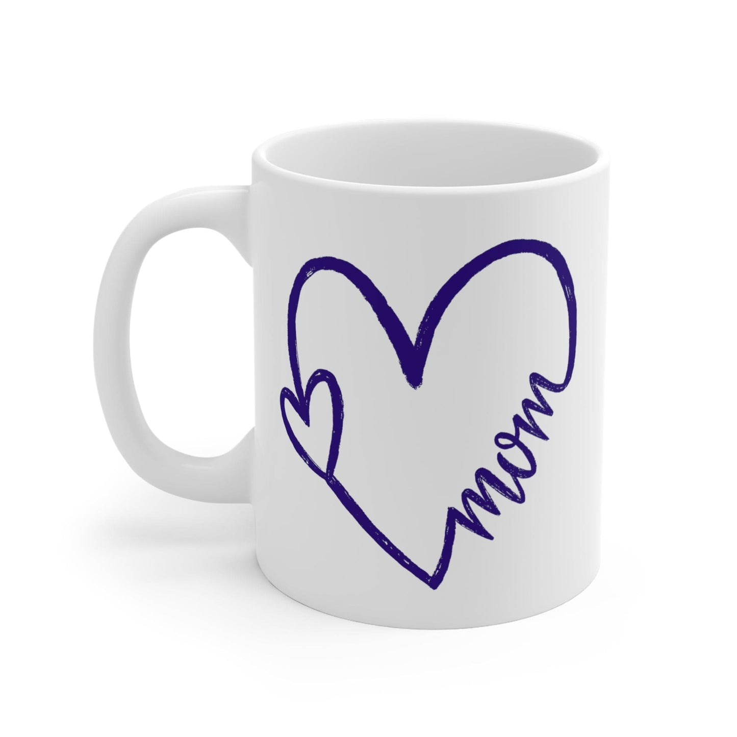 Mom's Heart Ceramic Mug 11oz