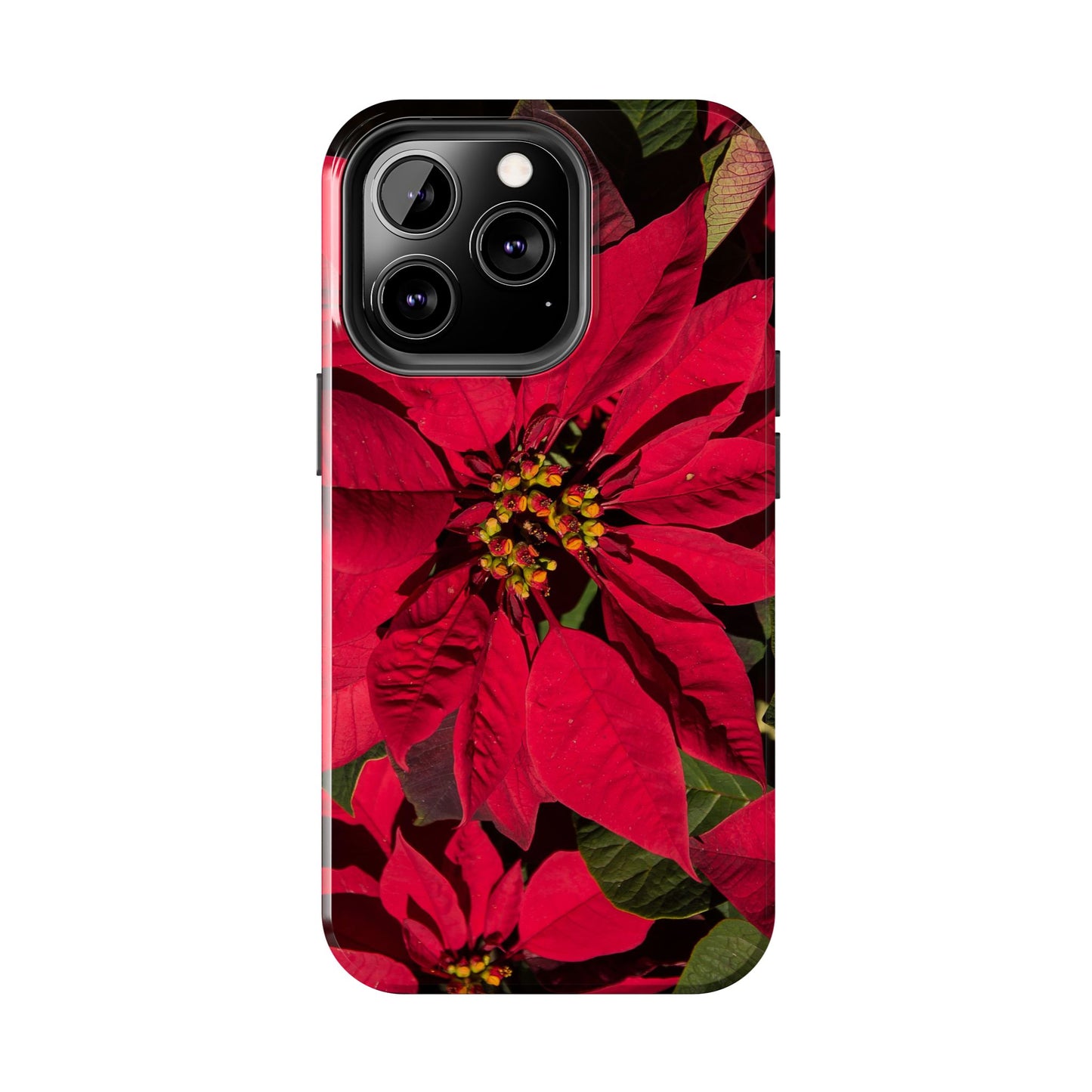 Christmas Poinsettia Tough Phone Cases