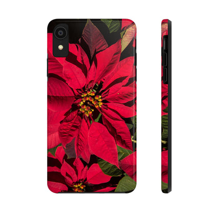 Christmas Poinsettia Tough Phone Cases