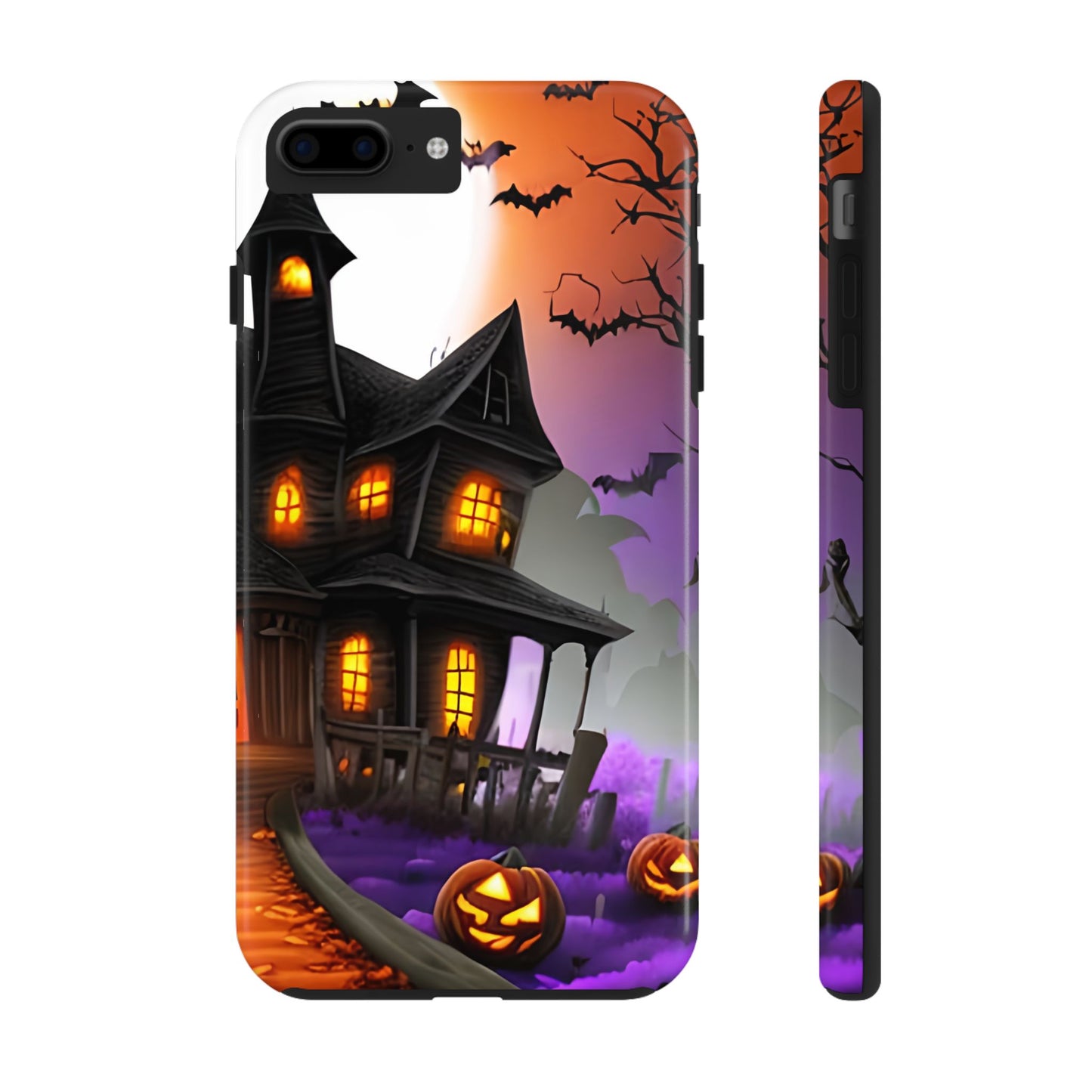 Haunted House Halloween Tough Phone Cases