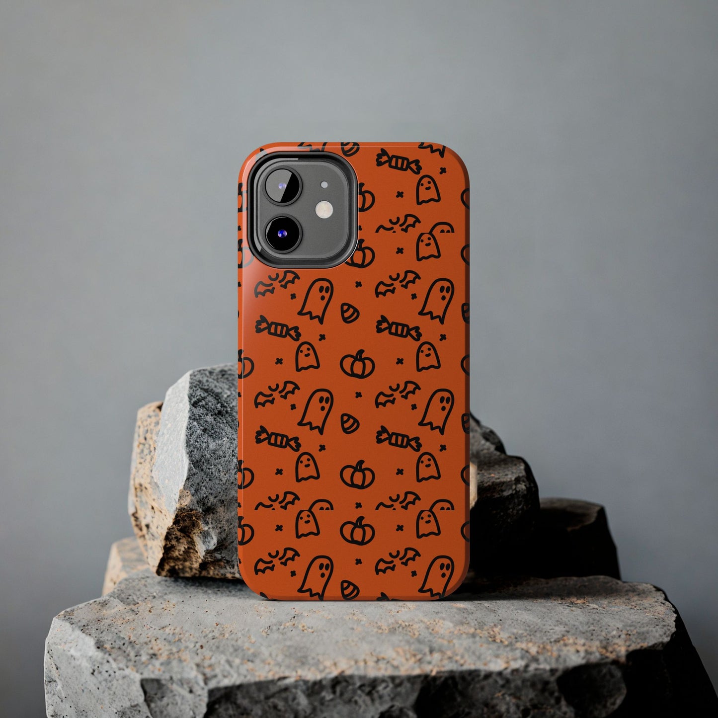 Ghosts & Pumpkins Halloween Tough Phone Cases