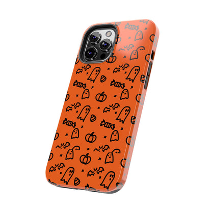 Ghosts & Pumpkins Halloween Tough Phone Cases