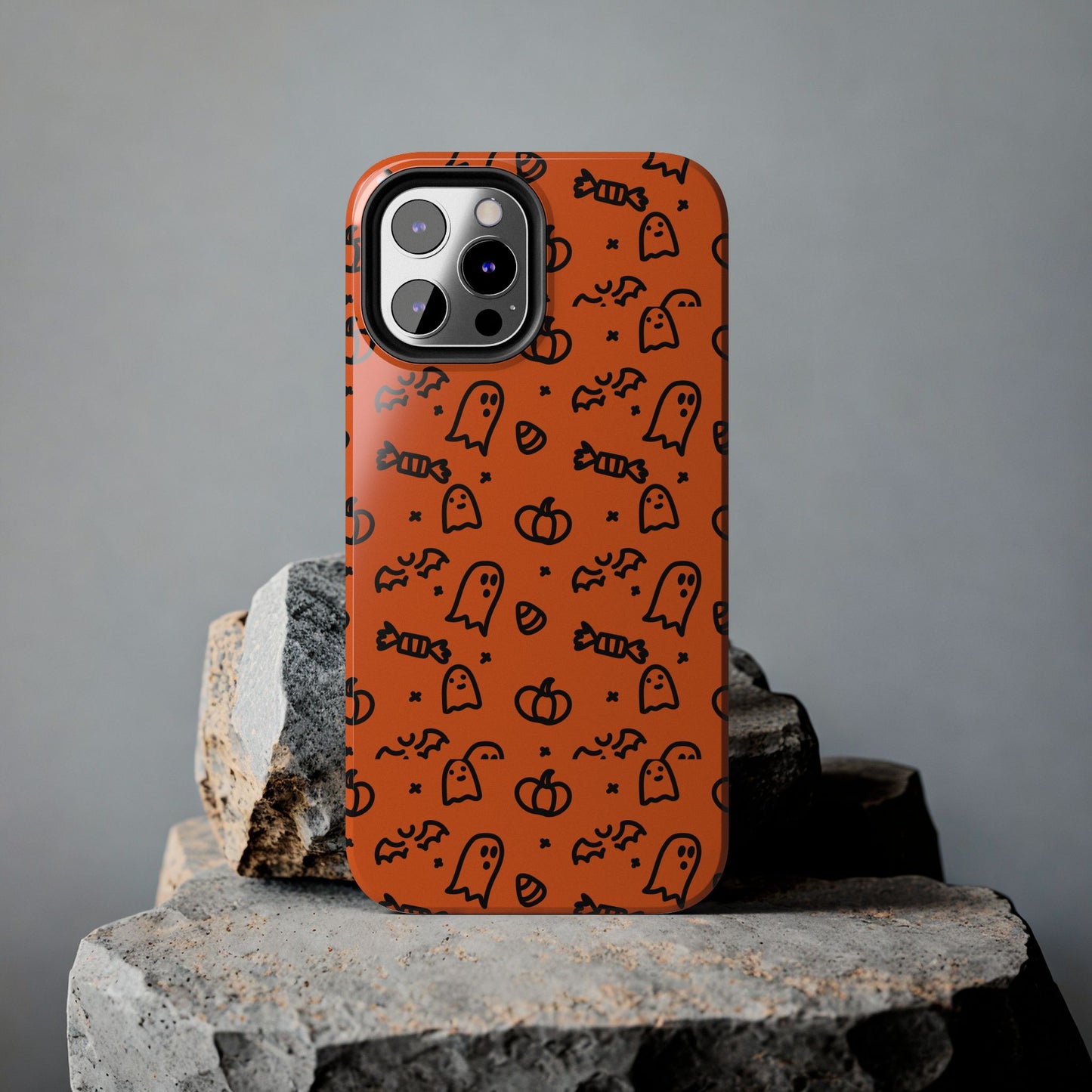 Ghosts & Pumpkins Halloween Tough Phone Cases