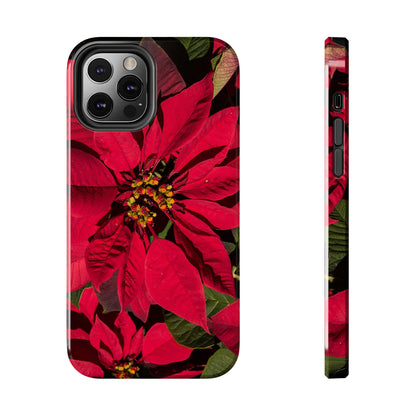 Christmas Poinsettia Tough Phone Cases