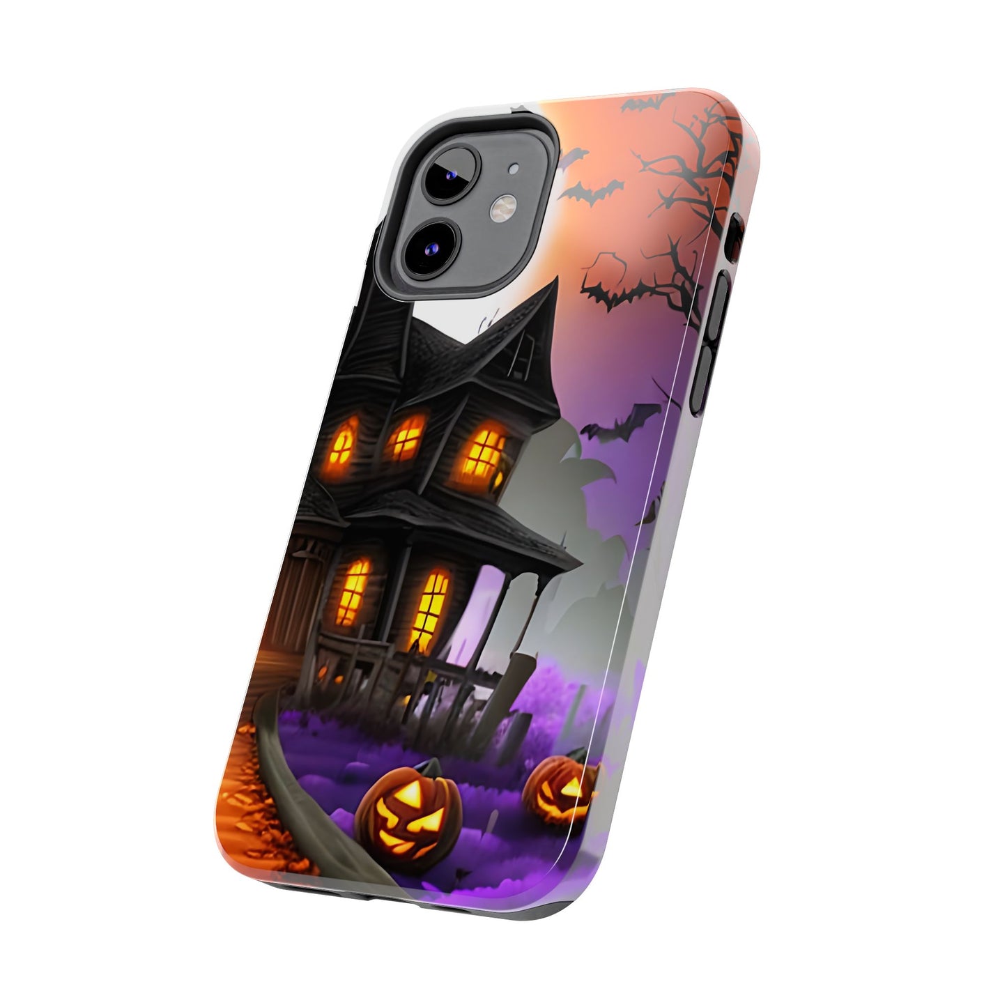 Haunted House Halloween Tough Phone Cases