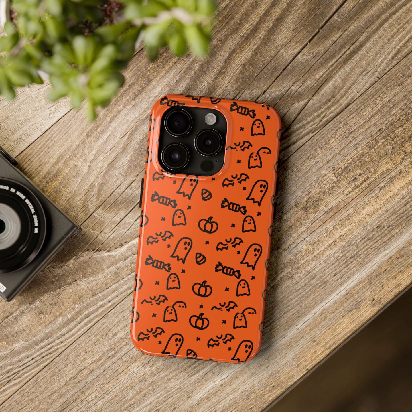 Ghosts & Pumpkins Halloween Tough Phone Cases