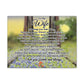 To My Wife "Meeting you was..." Canvas Gallery Wrap (Bluebonnet Bridge Sunrise)