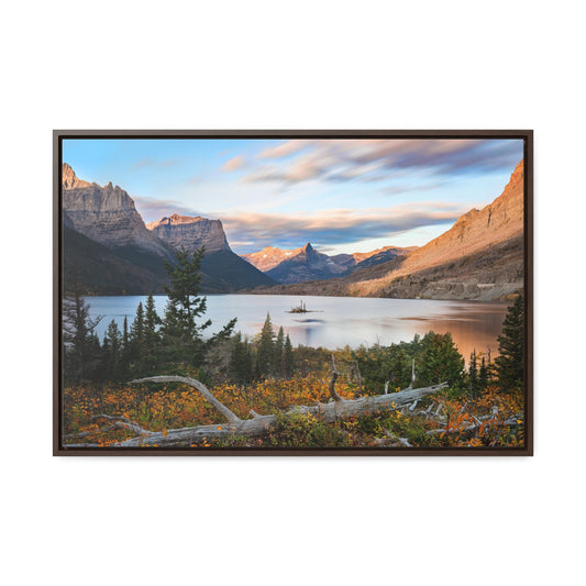 Montana Fall Reflections, Premium Framed Canvas, Original Photography by Eric Johnson