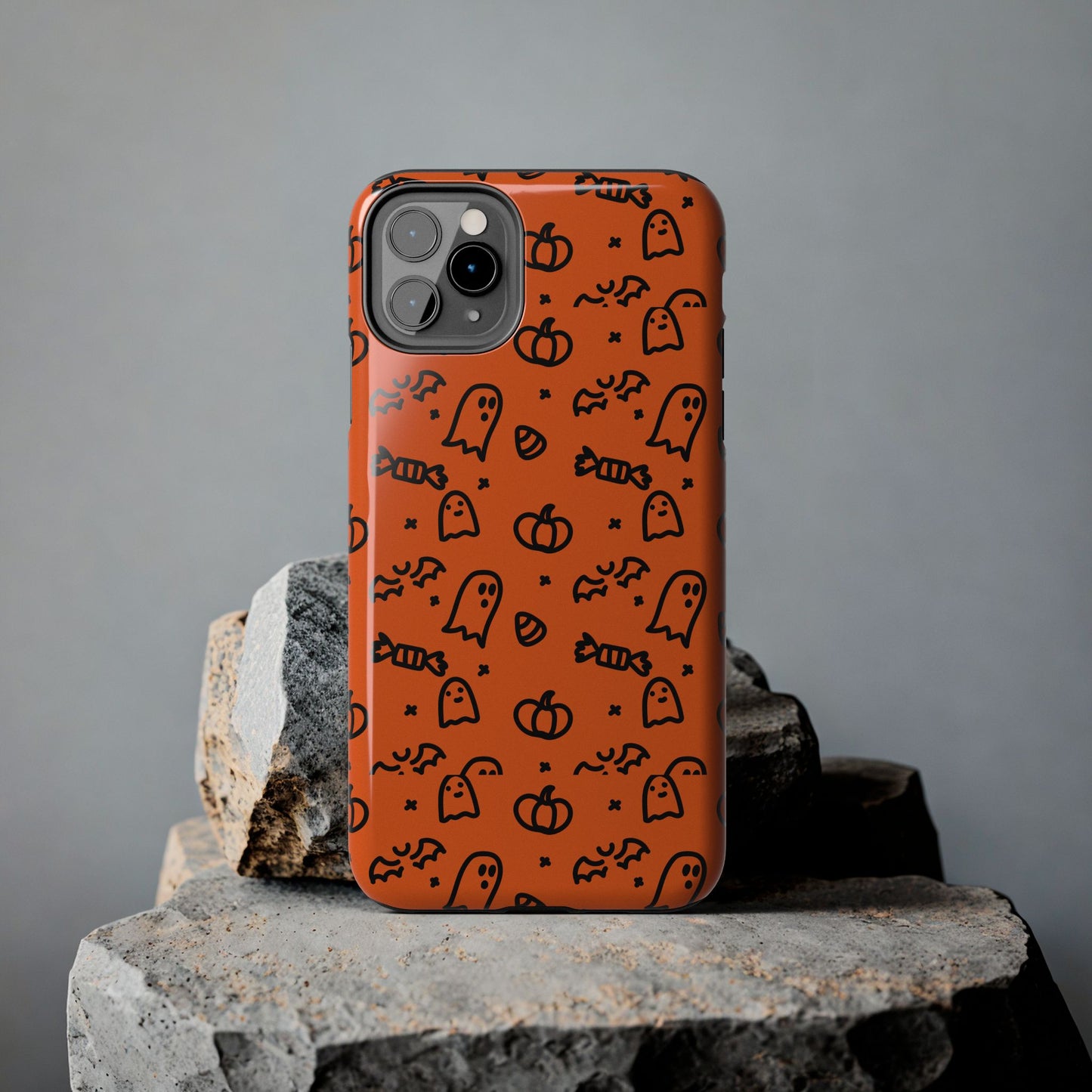 Ghosts & Pumpkins Halloween Tough Phone Cases