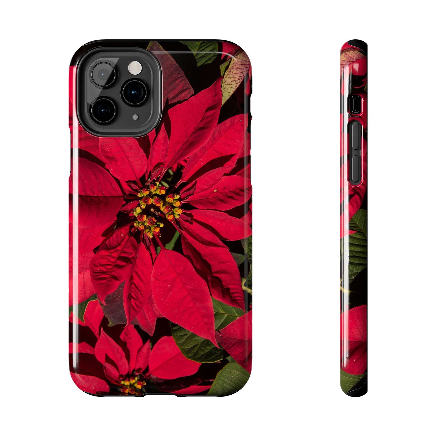 Christmas Poinsettia Tough Phone Cases