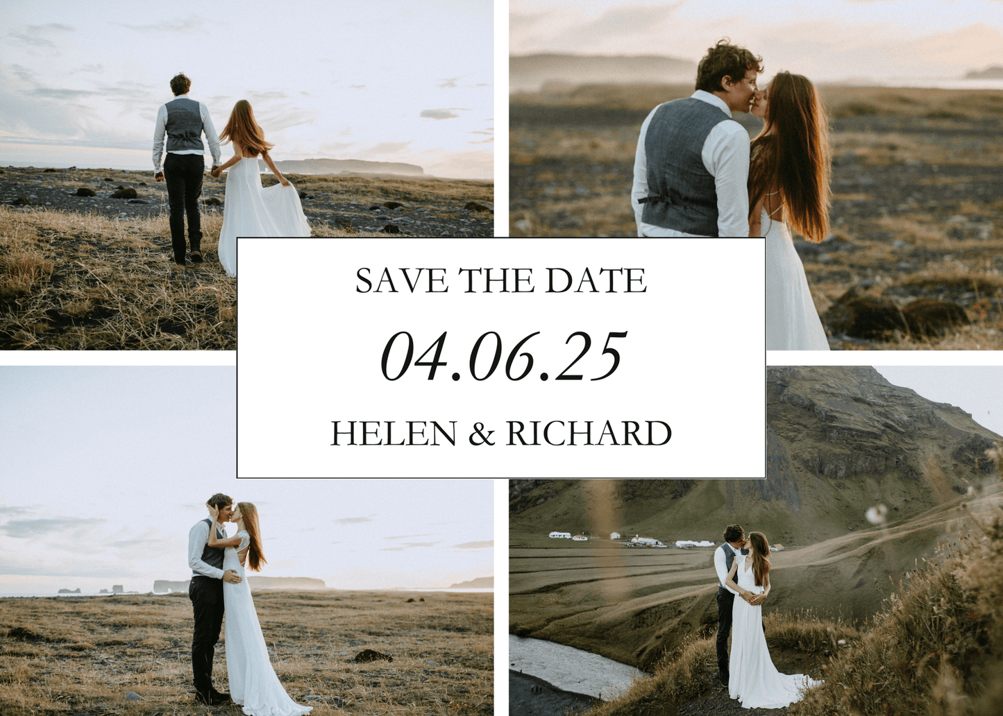 Save The Date Card Wedding Pre-Invitation (Photos 4)