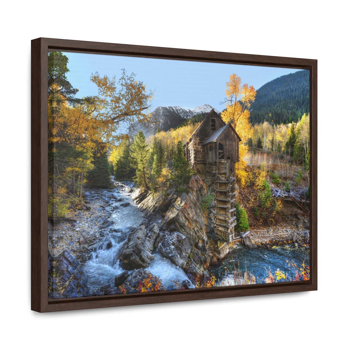 Crystal Springs in Fall, Premium Framed Canvas Original Photography by Eric Johnson