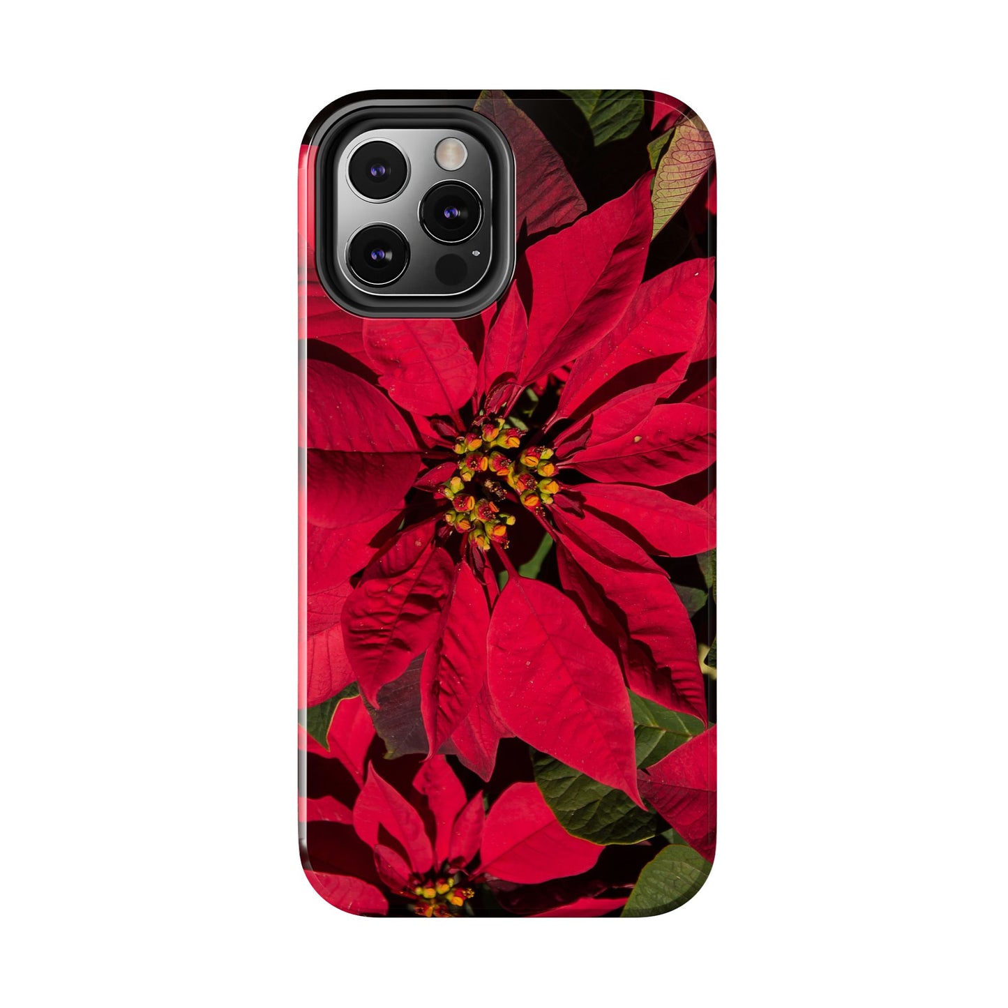 Christmas Poinsettia Tough Phone Cases