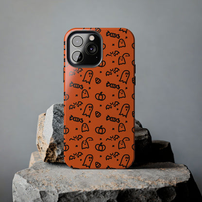 Ghosts & Pumpkins Halloween Tough Phone Cases