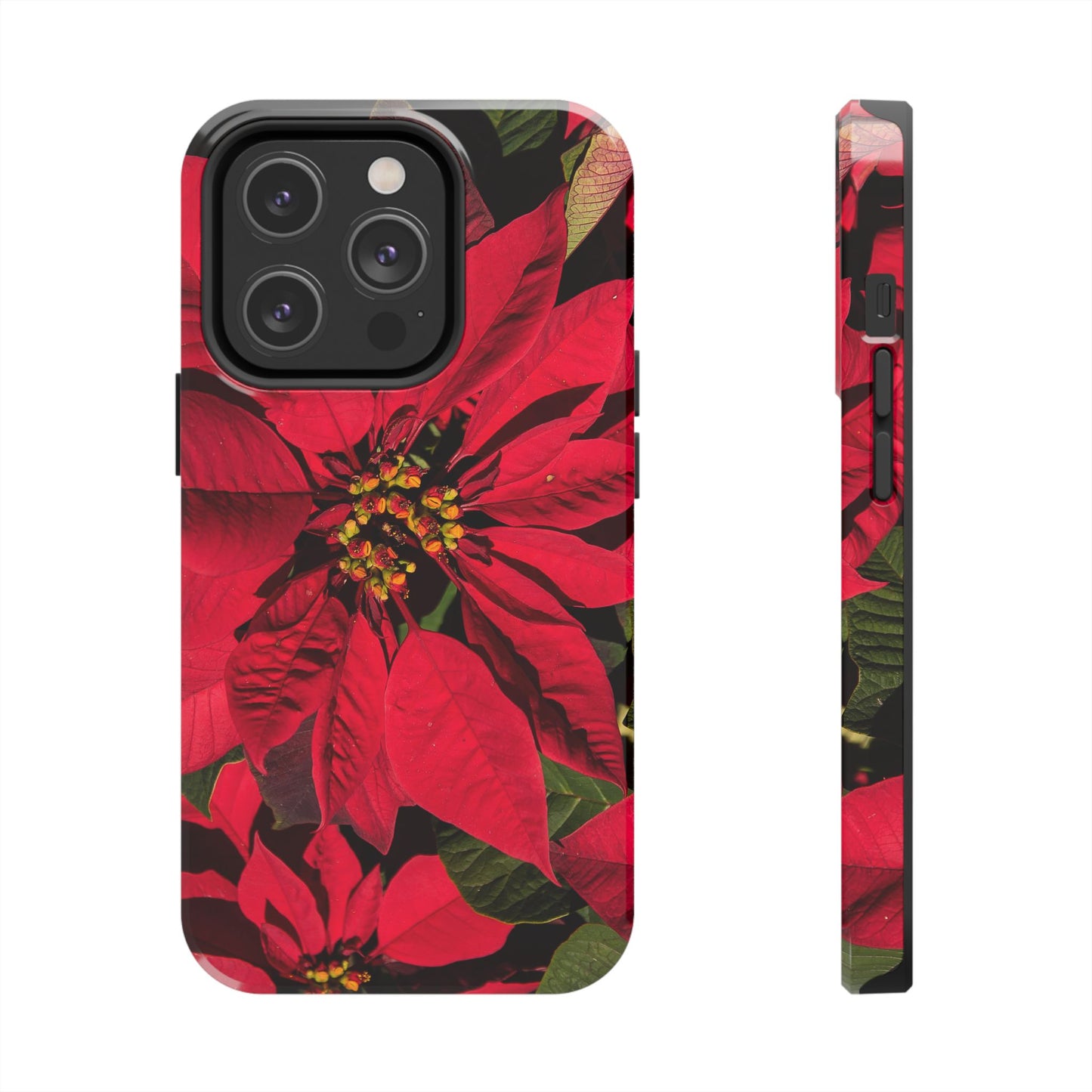 Christmas Poinsettia Tough Phone Cases