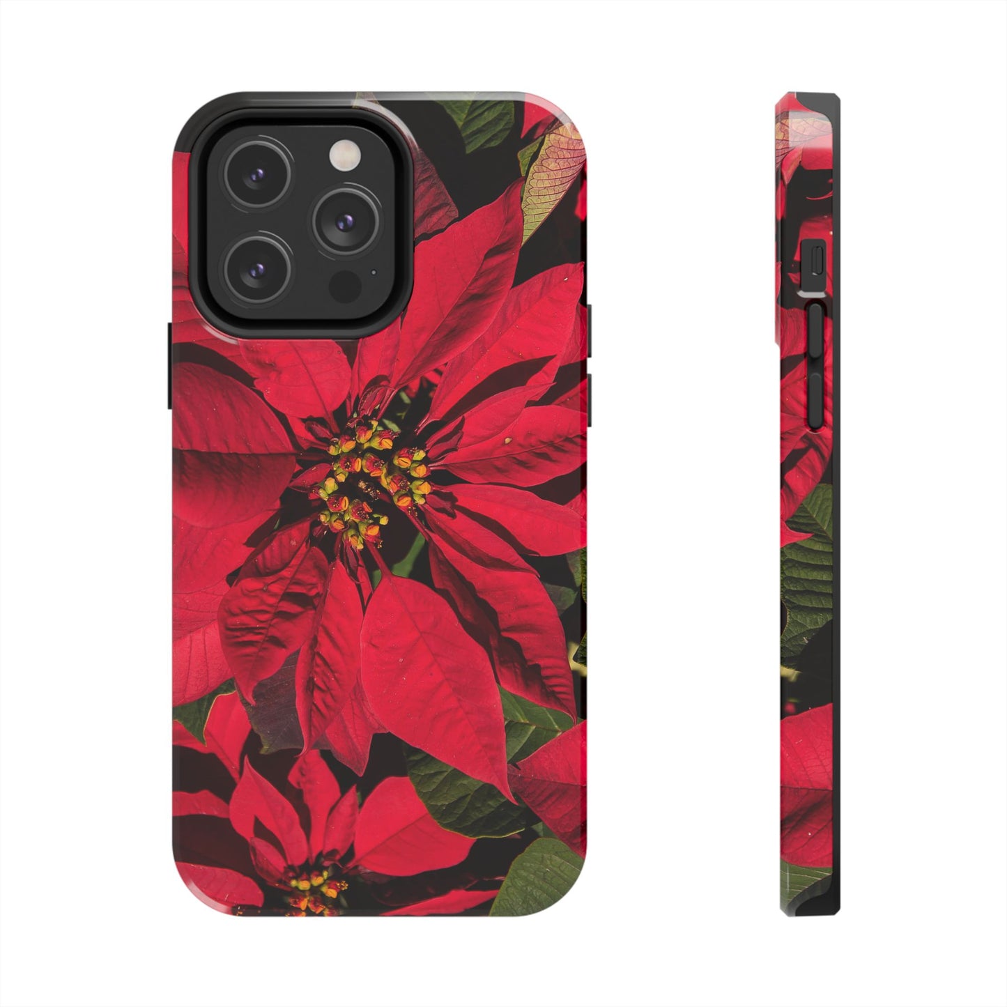 Christmas Poinsettia Tough Phone Cases