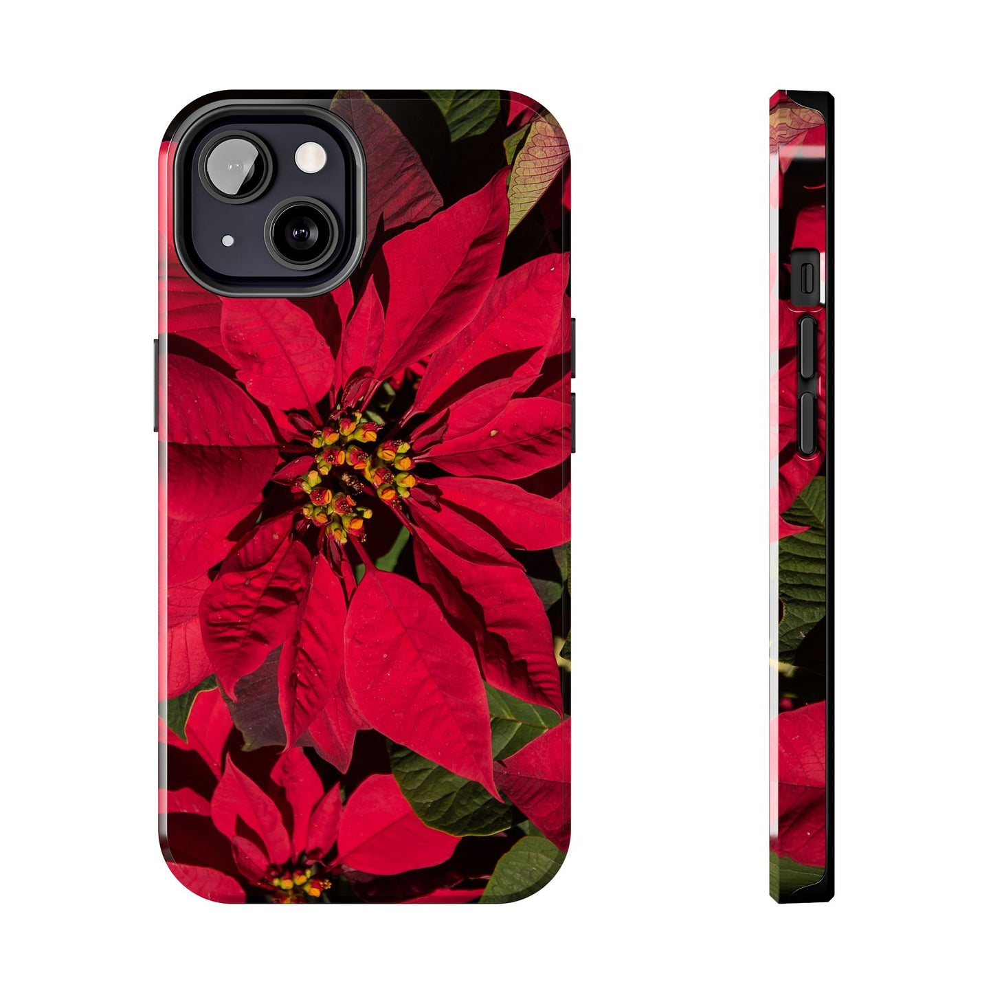 Christmas Poinsettia Tough Phone Cases