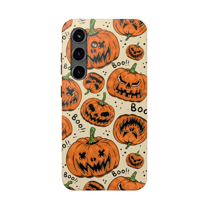 Halloween Jack-o-lanterns Pumpkins Tough Phone Cases