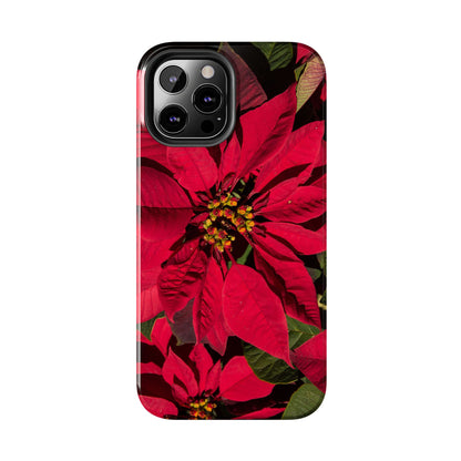 Christmas Poinsettia Tough Phone Cases