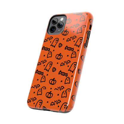 Ghosts & Pumpkins Halloween Tough Phone Cases