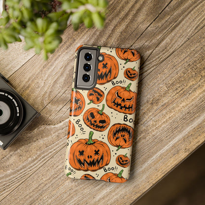 Halloween Jack-o-lanterns Pumpkins Tough Phone Cases