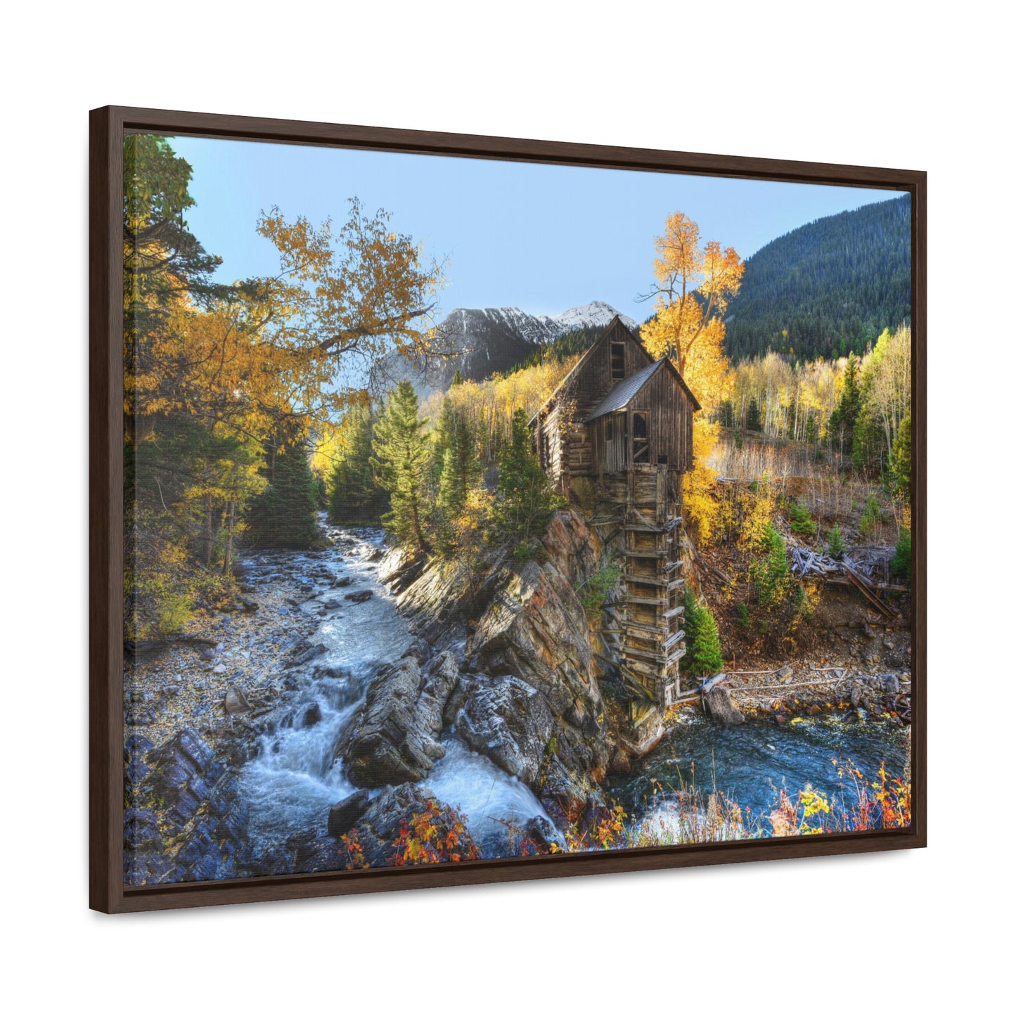 Crystal Springs in Fall, Premium Framed Canvas Original Photography by Eric Johnson