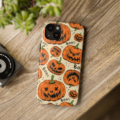 Halloween Jack-o-lanterns Pumpkins Tough Phone Cases