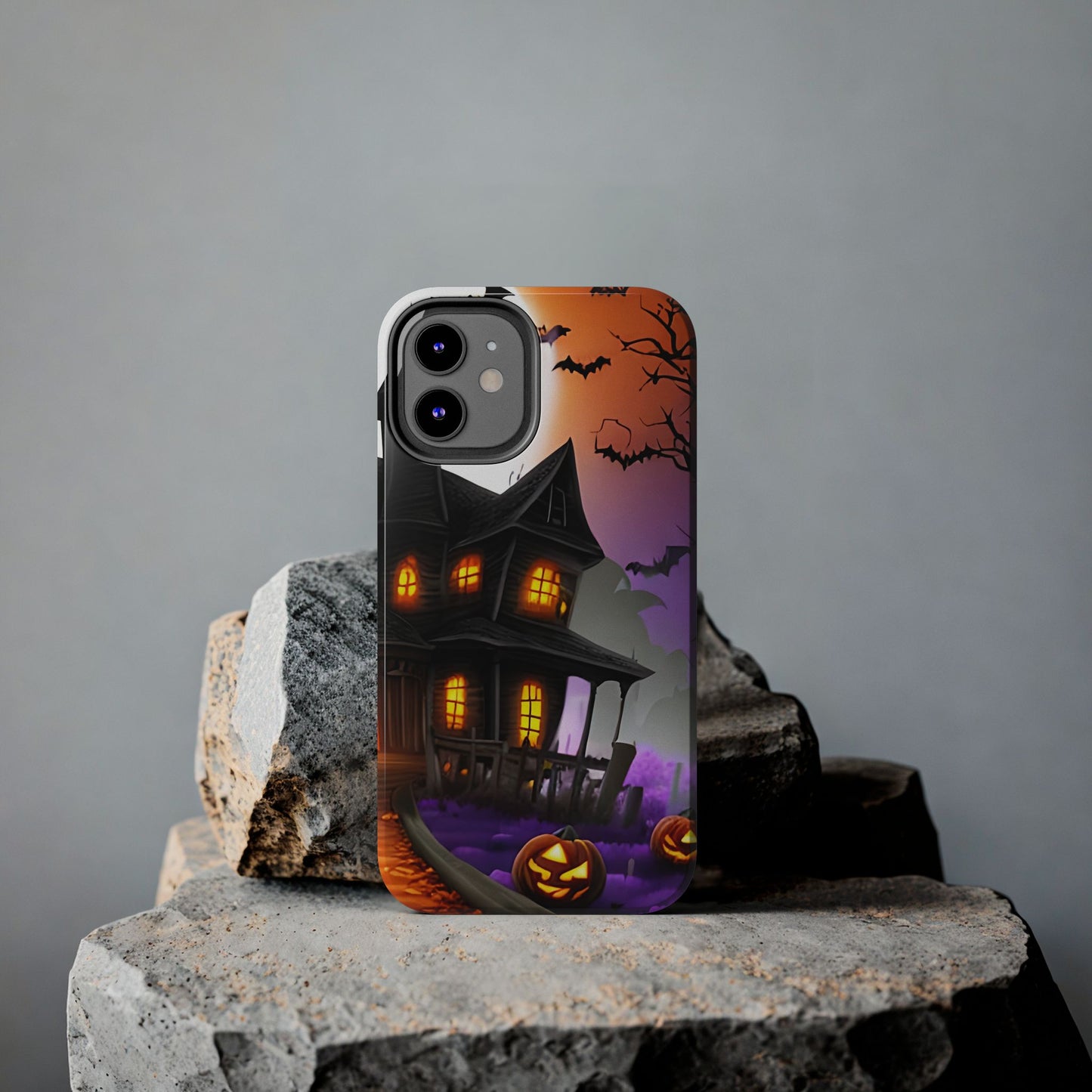 Haunted House Halloween Tough Phone Cases