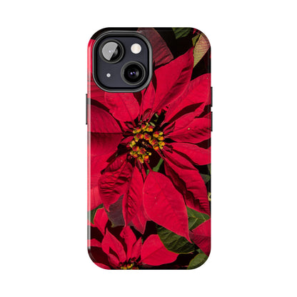 Christmas Poinsettia Tough Phone Cases