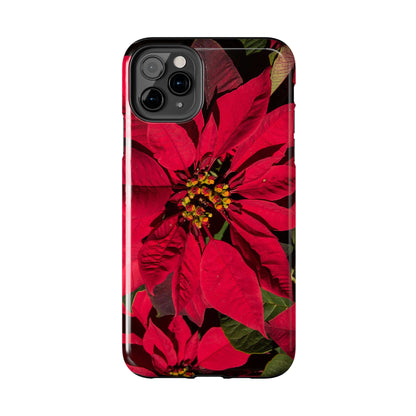 Christmas Poinsettia Tough Phone Cases