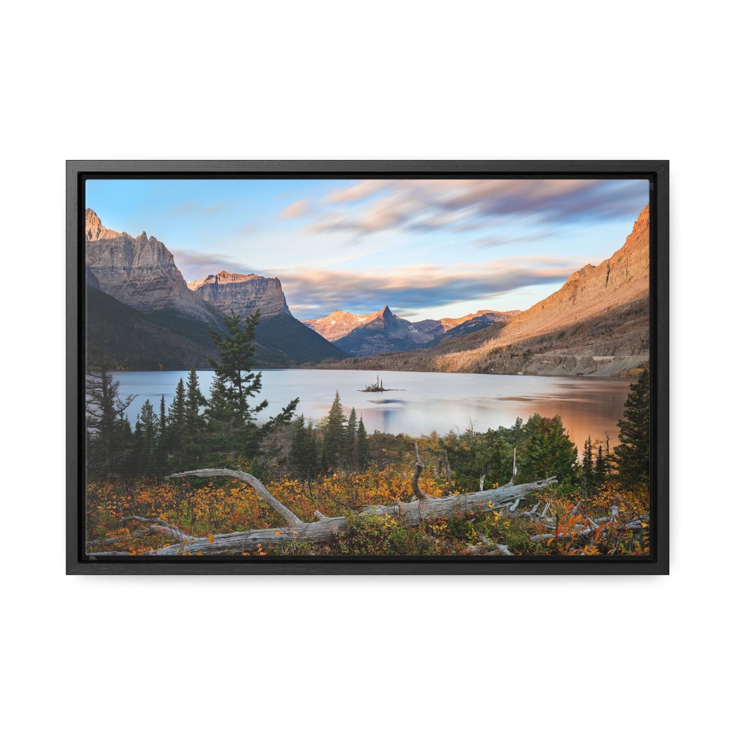 Montana Fall Reflections, Premium Framed Canvas, Original Photography by Eric Johnson