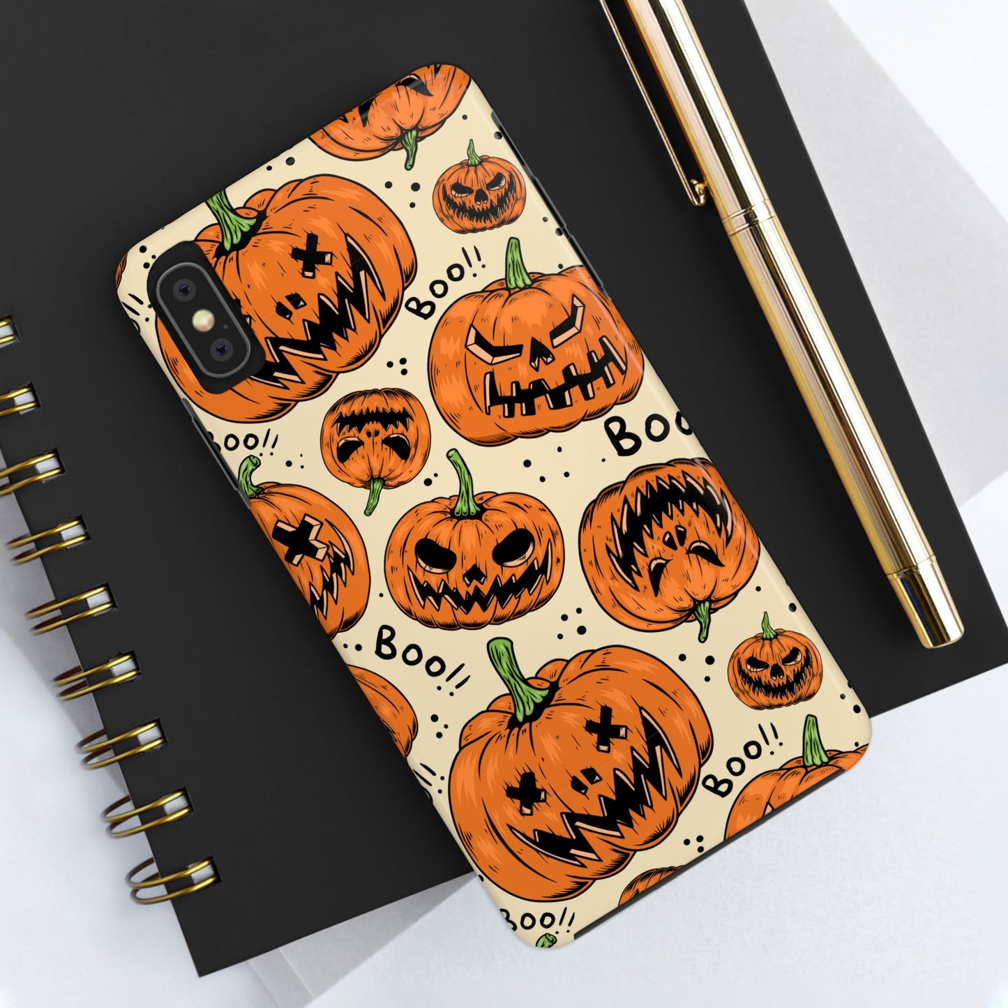 Halloween Jack-o-lanterns Pumpkins Tough Phone Cases