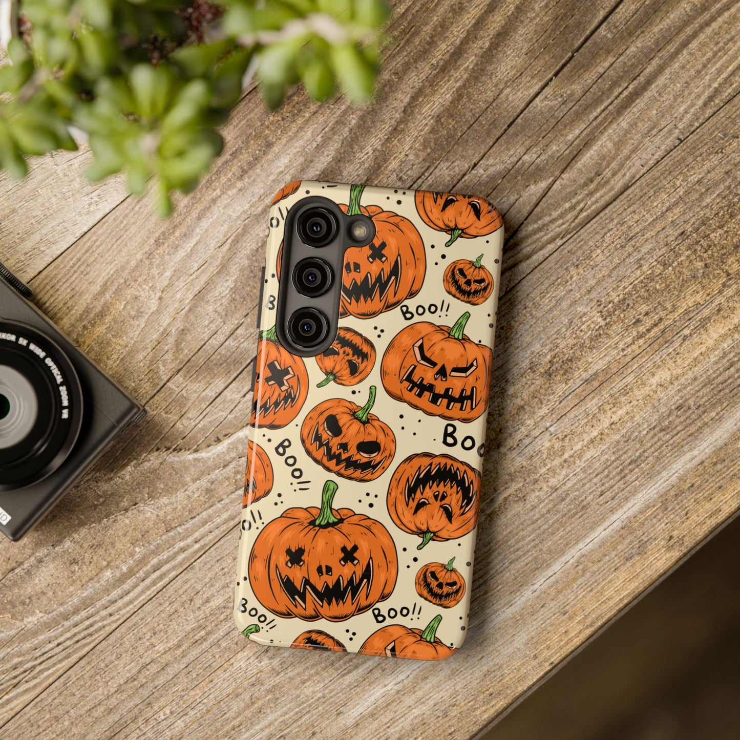 Halloween Jack-o-lanterns Pumpkins Tough Phone Cases