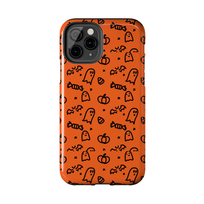 Ghosts & Pumpkins Halloween Tough Phone Cases