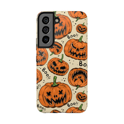 Halloween Jack-o-lanterns Pumpkins Tough Phone Cases