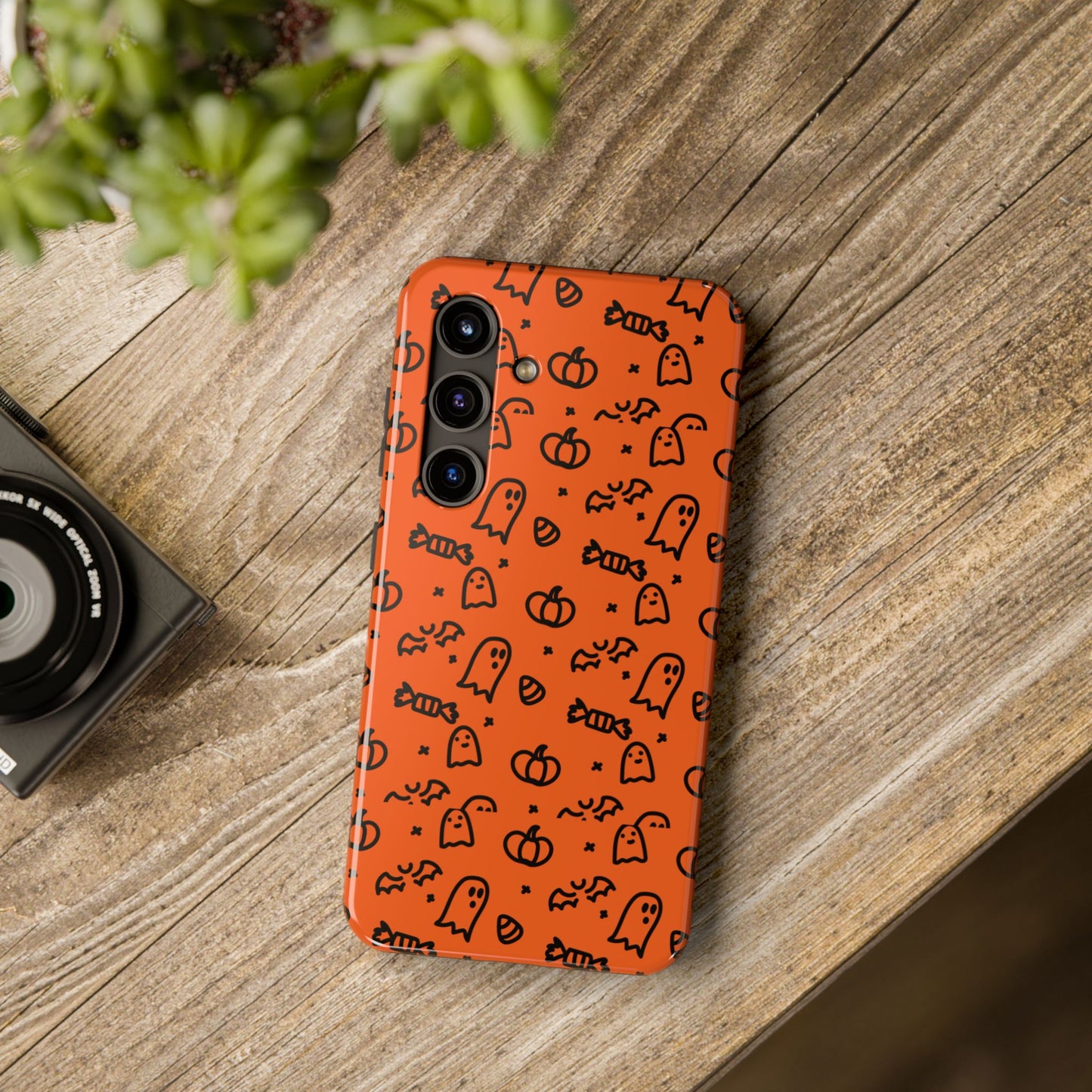 Ghosts & Pumpkins Halloween Tough Phone Cases