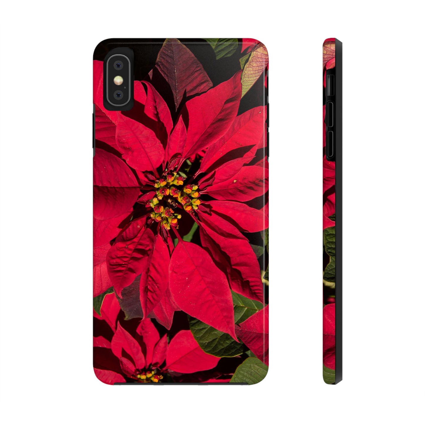 Christmas Poinsettia Tough Phone Cases