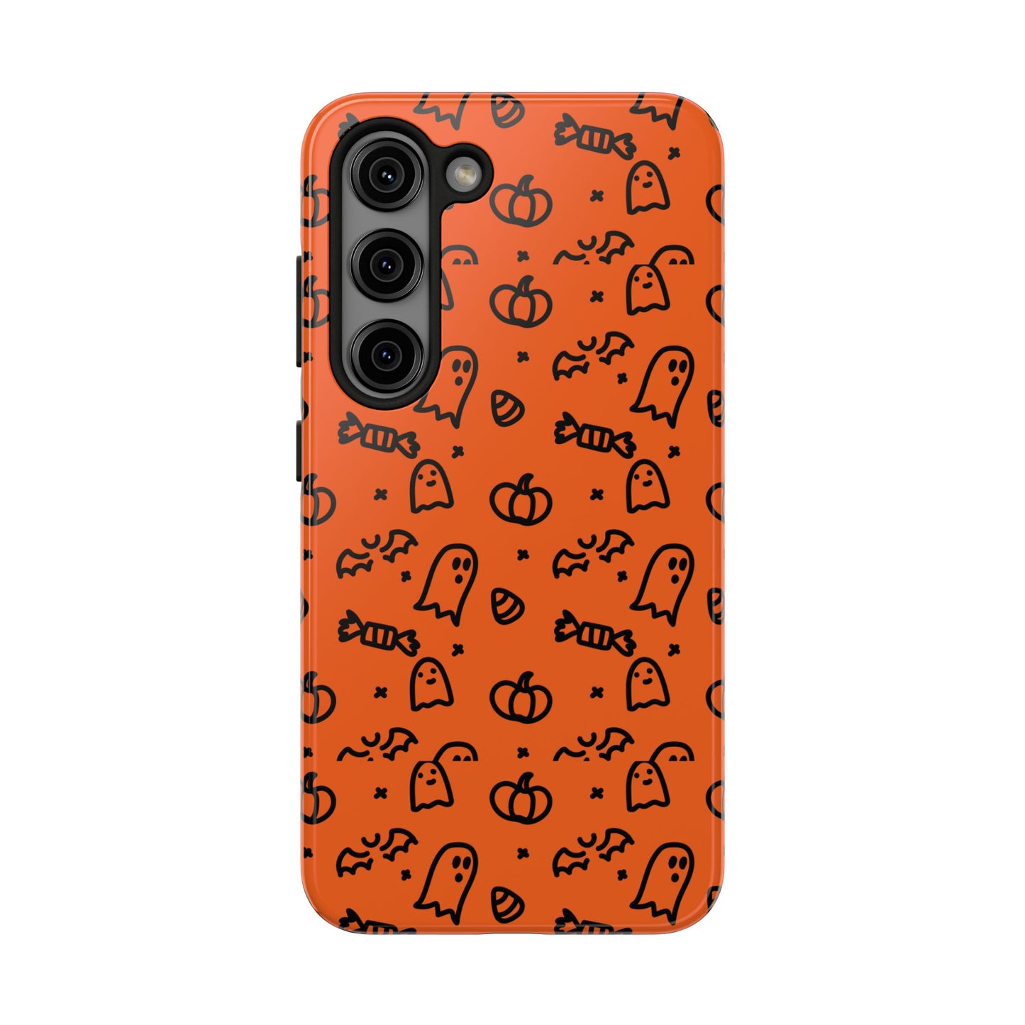 Ghosts & Pumpkins Halloween Tough Phone Cases