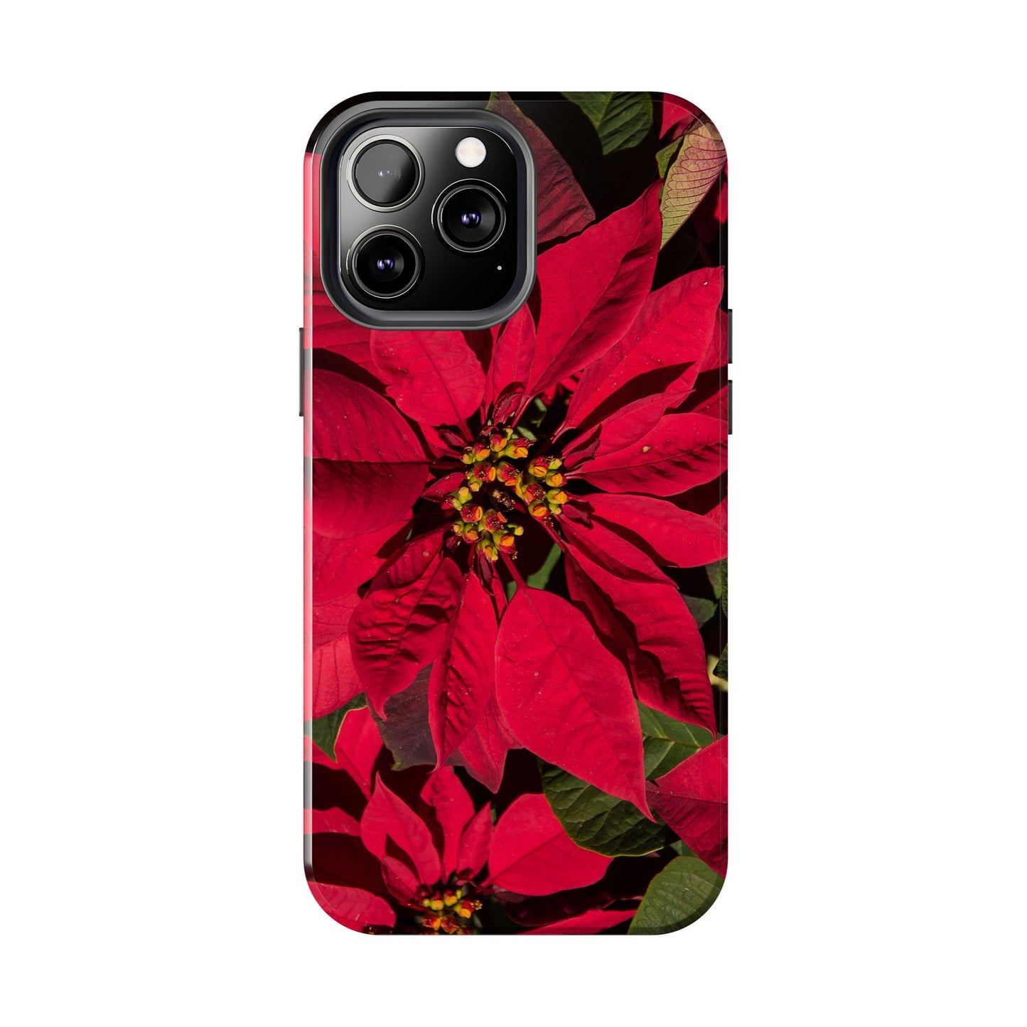 Christmas Poinsettia Tough Phone Cases